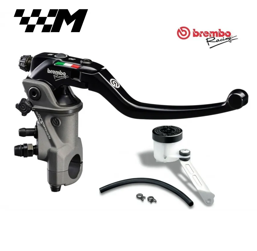 BOMBA DE FRENO BREMBO CORSACORTA 19RCS + KIT DE MONTAJE DEPOSITO LIQUIDO
